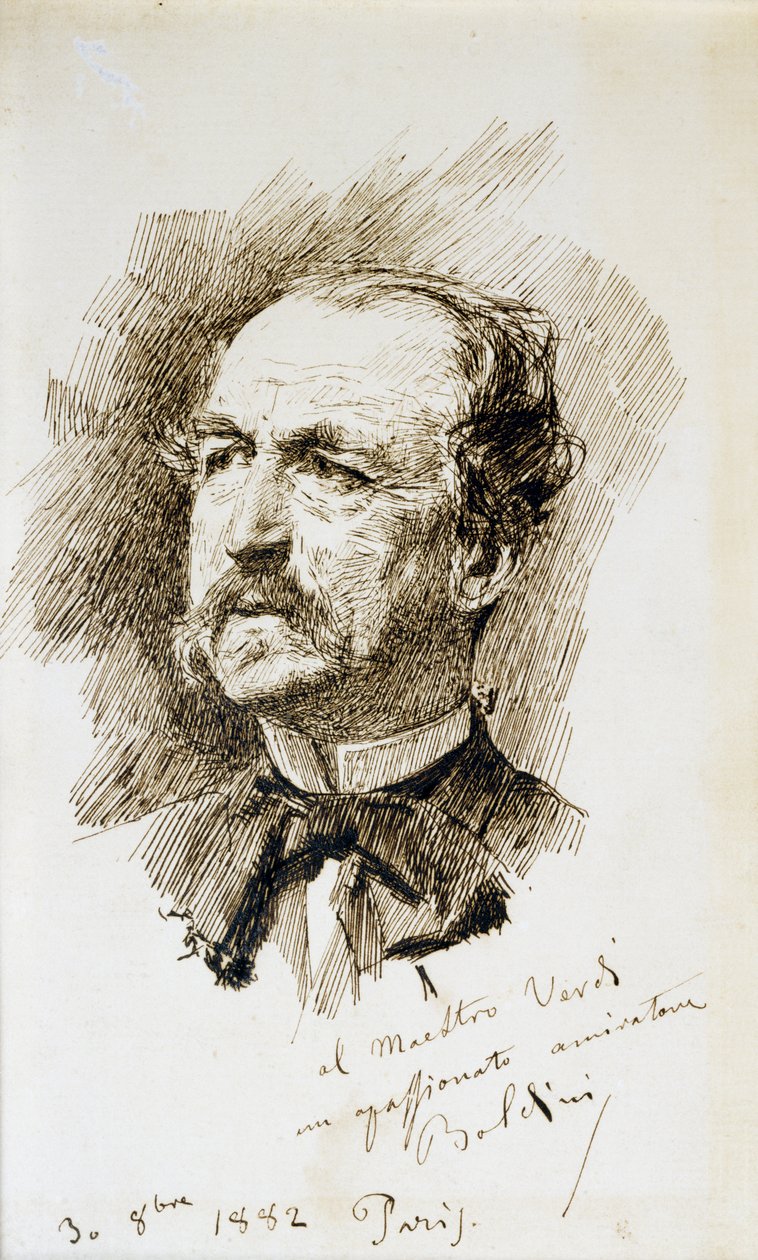 Portrait of Emanuele Muzio (Zibello بواسطة جيوفاني بولديني