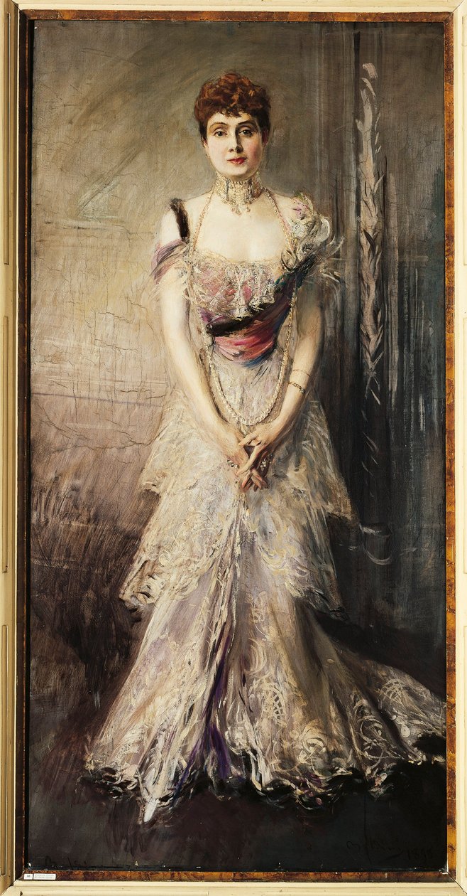Portrait of Infanta Eulalia of Spain (1864-1958), circa 1898 بواسطة جيوفاني بولديني