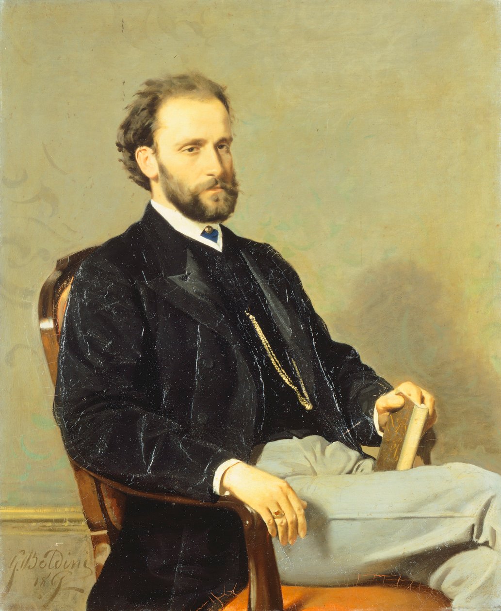 Portrait of lawyer Claudio Comotto بواسطة جيوفاني بولديني