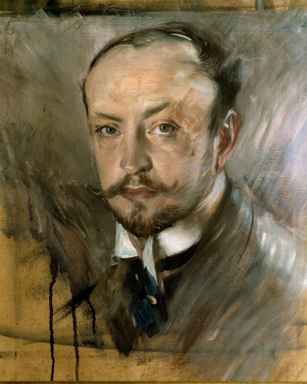دراسة للصور الذاتية في مونتورسولي. لوحة جيوفاني بولديني (1842-1931) 1892 صن. 45x40 سم فلورنسا ، جاليريا من قبل Arte Moderna بواسطة جيوفاني بولديني