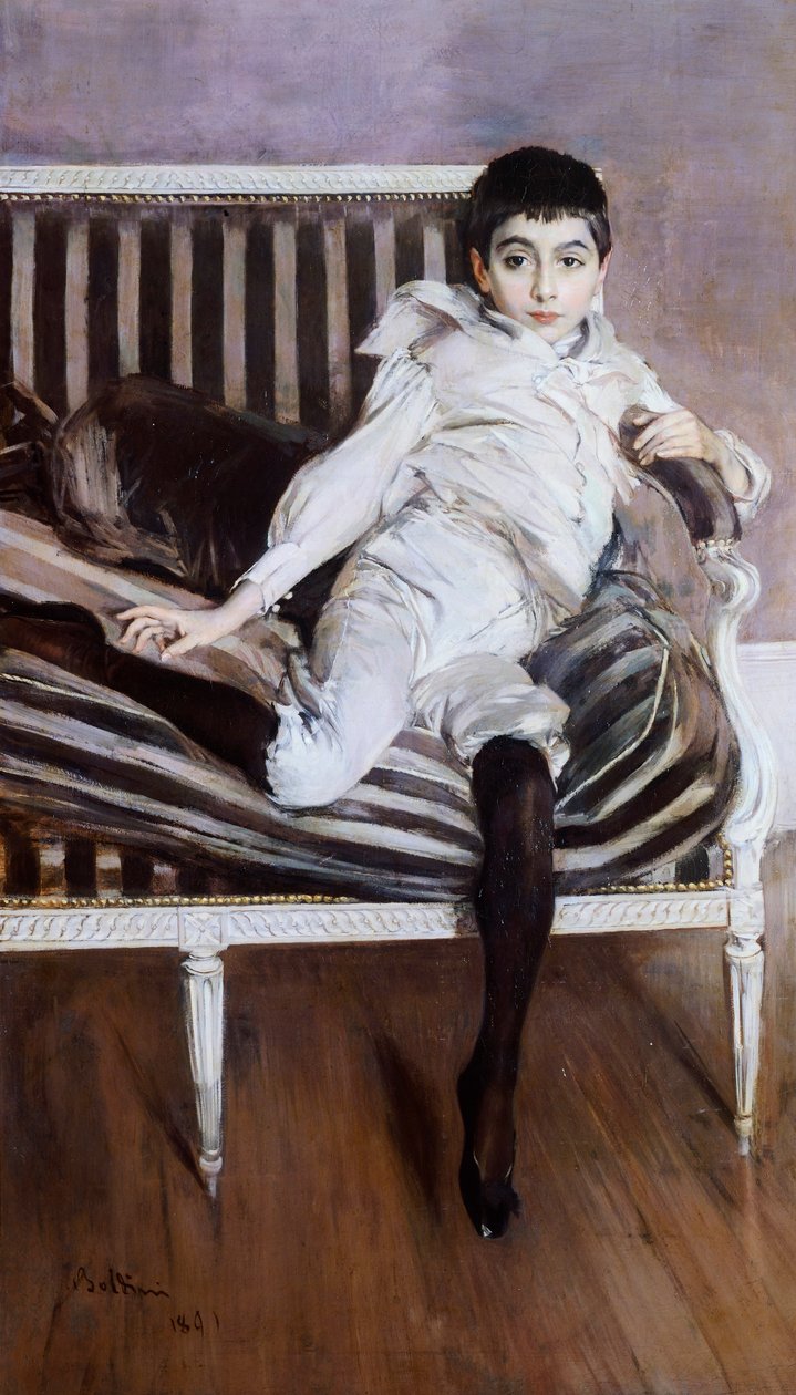 The Little Subercaseuse بواسطة جيوفاني بولديني (1842-1931) بواسطة جيوفاني بولديني