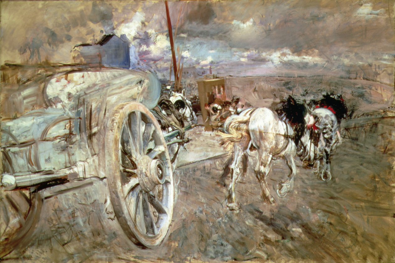 الشاحن في Porte dAsieres ، 1886-187 بواسطة جيوفاني بولديني