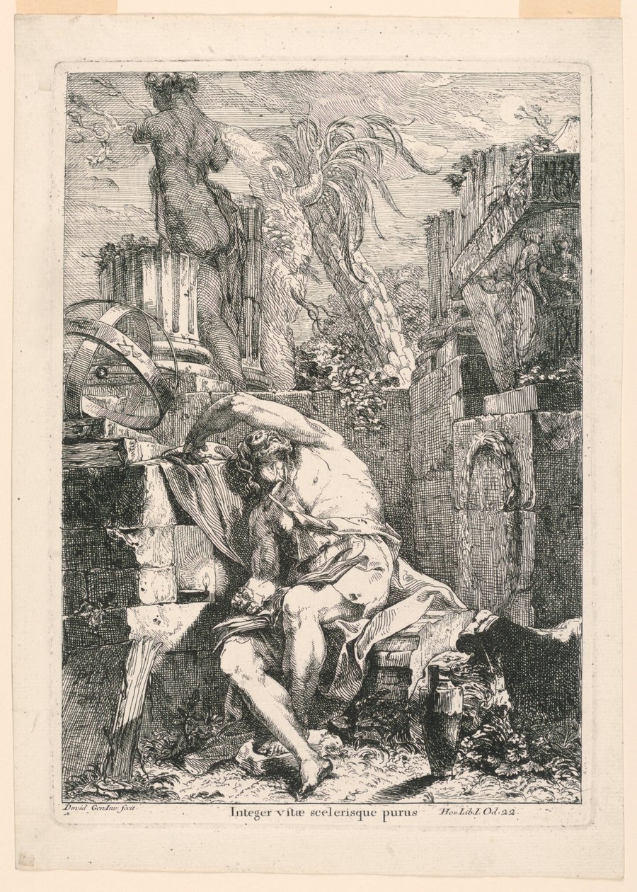 سيرة ذاتية صحيحة نقية (Horace، Odes. Book 1،22) بواسطة جيوفاني ديفيد
