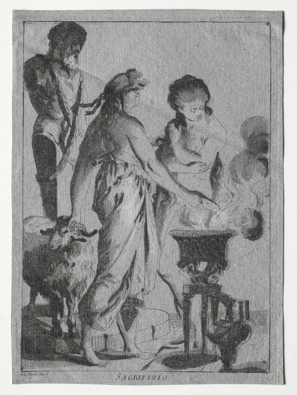 التضحية ج. 1775-1776. بواسطة جيوفاني ديفيد