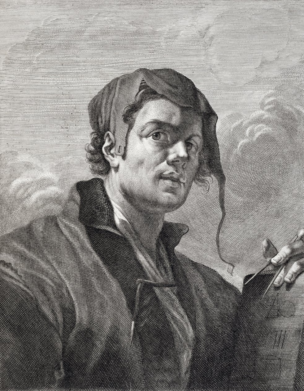 جيريت فان هونثورست (1590-1656) ، نقشه كوسيمو موغالي (1667-1730) بواسطة جيوفاني دومينيكو فيريتي