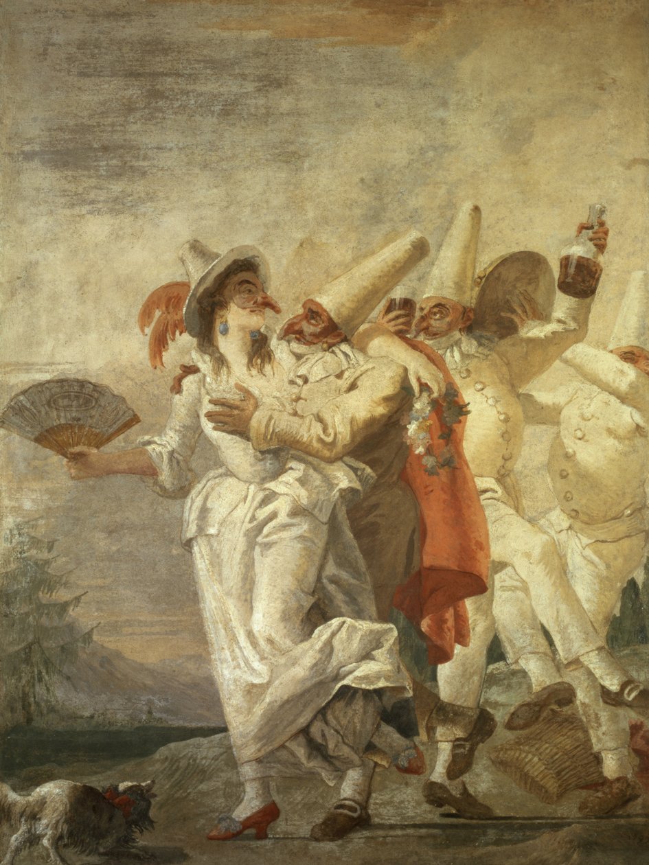 بولسينيلا في الحب، ج.1793 بواسطة جيوفاني دومينيكو تيبولو
