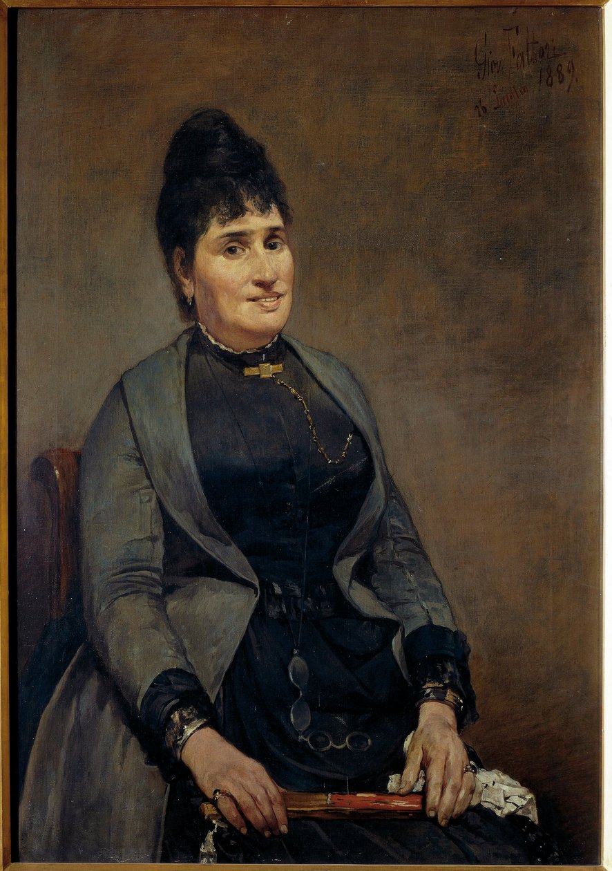Italy, Florence, Portrait of Marianna Bigazzi بواسطة جيوفاني فاتوري