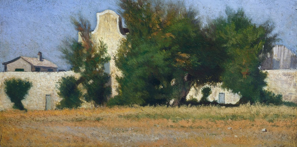 ريفورنو الريف وتاماريسك ، حوالي عام 1867 ، بقلم جيوفاني فاتوري (1825-1908) بواسطة جيوفاني فاتوري