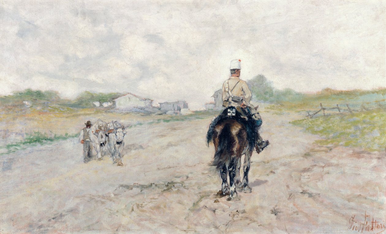 جندي ، بقلم جيوفاني فاتوري (1825-1908) بواسطة جيوفاني فاتوري