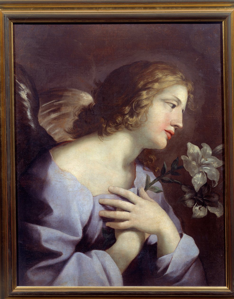 ملاك البشارة. رسم جيوفاني رومانيلي (1610 - 1662) إي سي. إيتال. بواسطة جيوفاني فرانشيسكو رومانيلي