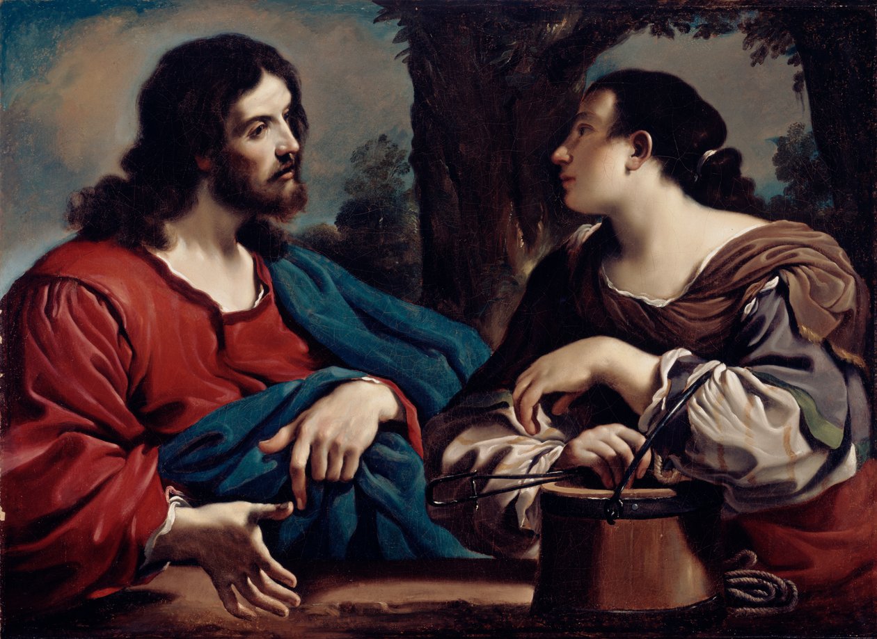 المسيح وامرأة السامرة ، 1620 بواسطة جيوفاني فرانشيسكو باربيري (Il Guercino)