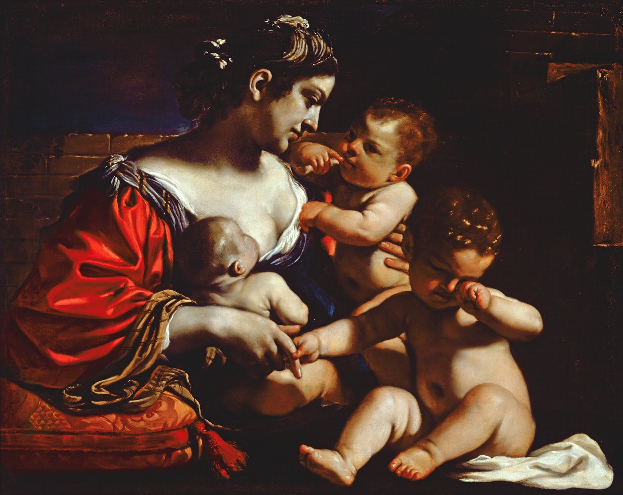 المسيحية الخيرية ، c.1625-26 بواسطة جيوفاني فرانشيسكو باربيري (Il Guercino)