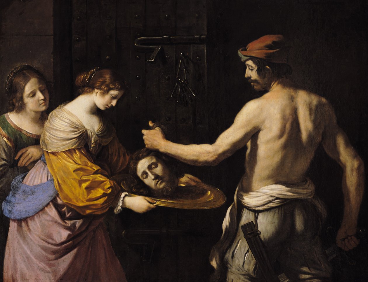 سالومي يستقبل رئيس القديس يوحنا المعمدان 1637 بواسطة جيوفاني فرانشيسكو باربيري (Il Guercino)