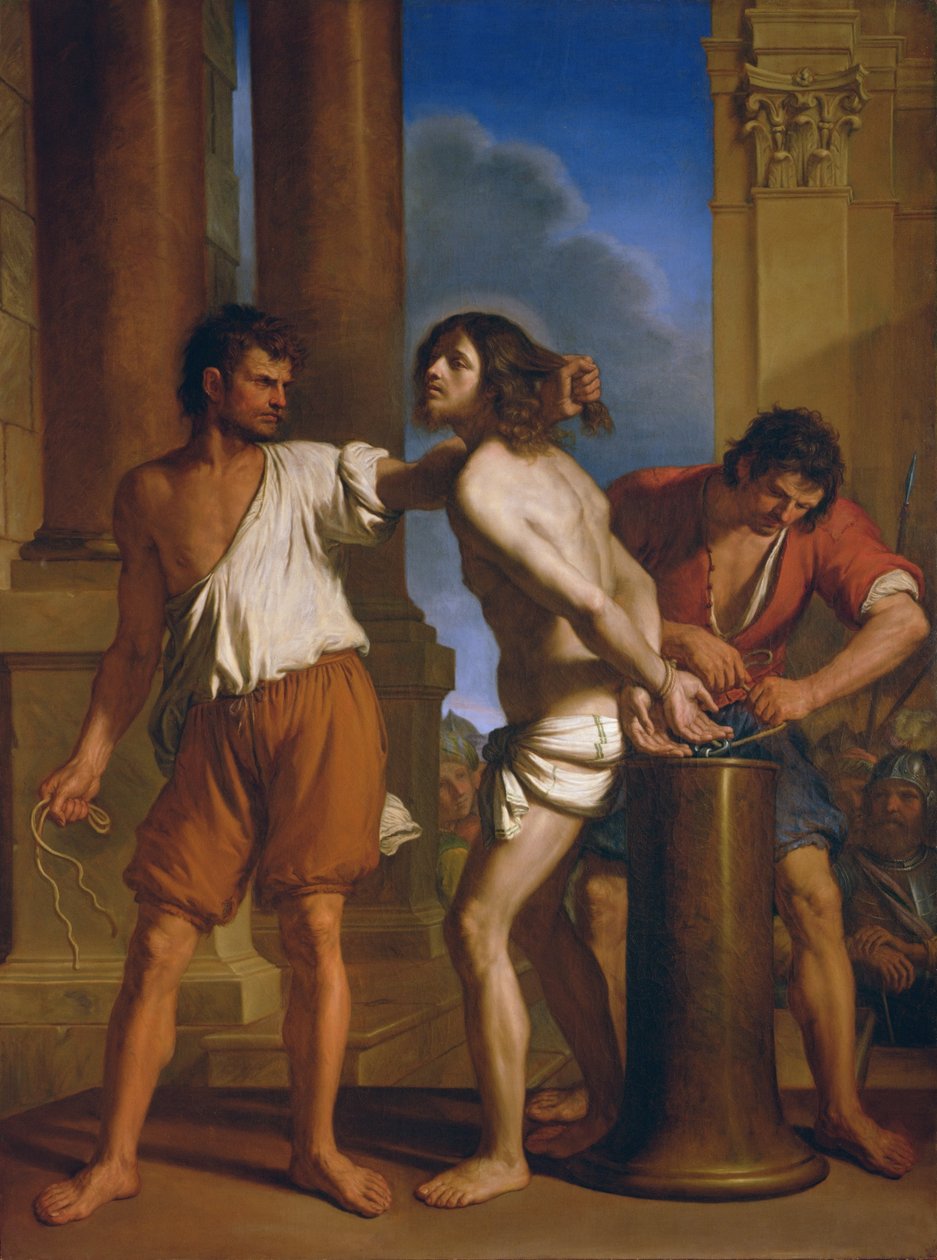 جلد المسيح بواسطة جيوفاني فرانشيسكو باربيري (Il Guercino)