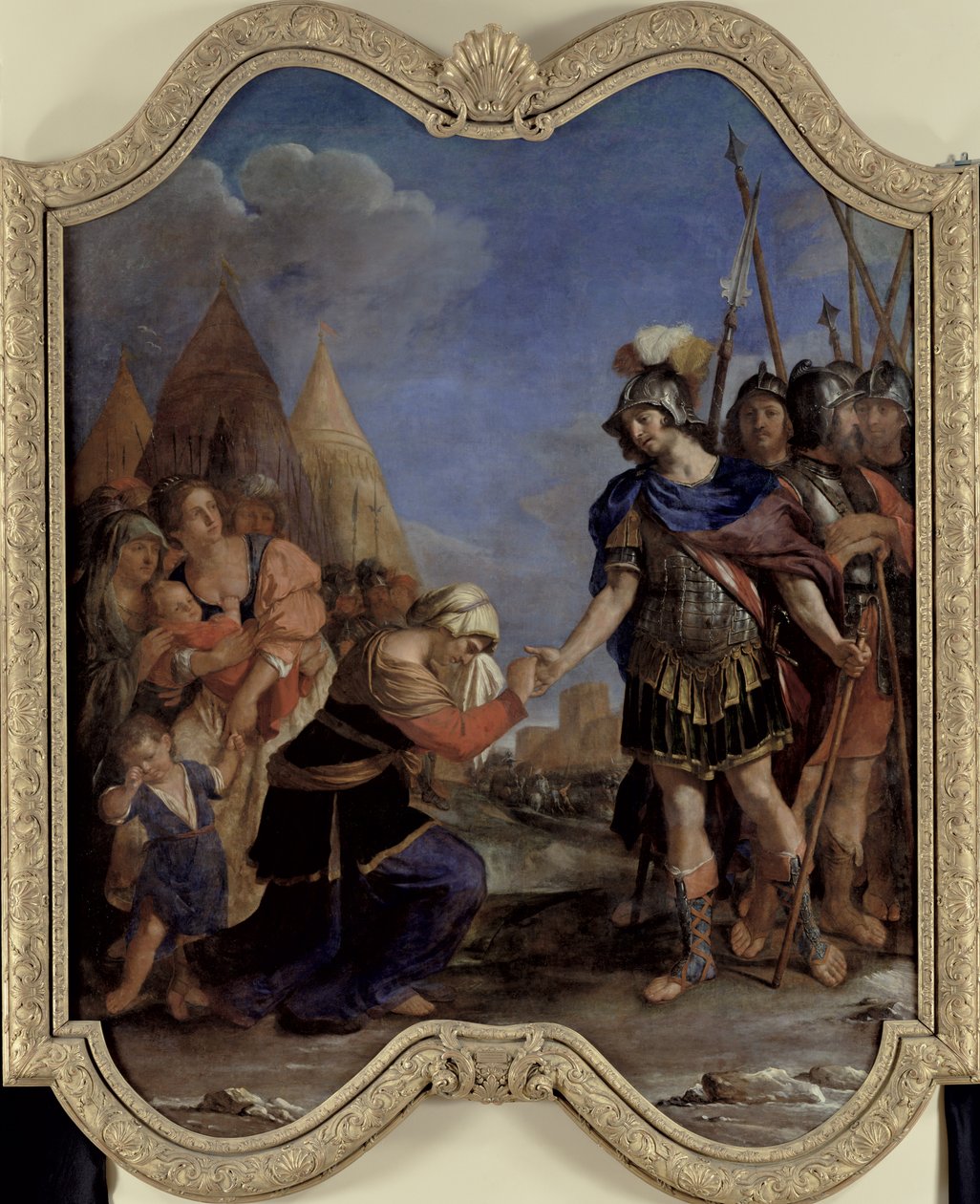 Volumnia قبل Coriolanus ، 1643 بواسطة جيوفاني فرانشيسكو باربيري (Il Guercino)