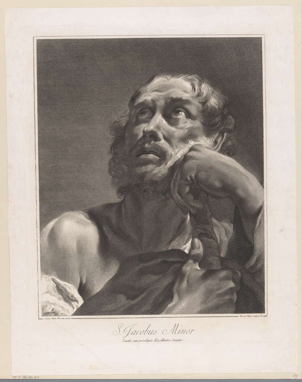 الرسول يعقوب الصغرى S. Jacobus Minor (العنوان على الكائن) الرسل (عنوان السلسلة) بواسطة جيوفاني ماركو بيتري