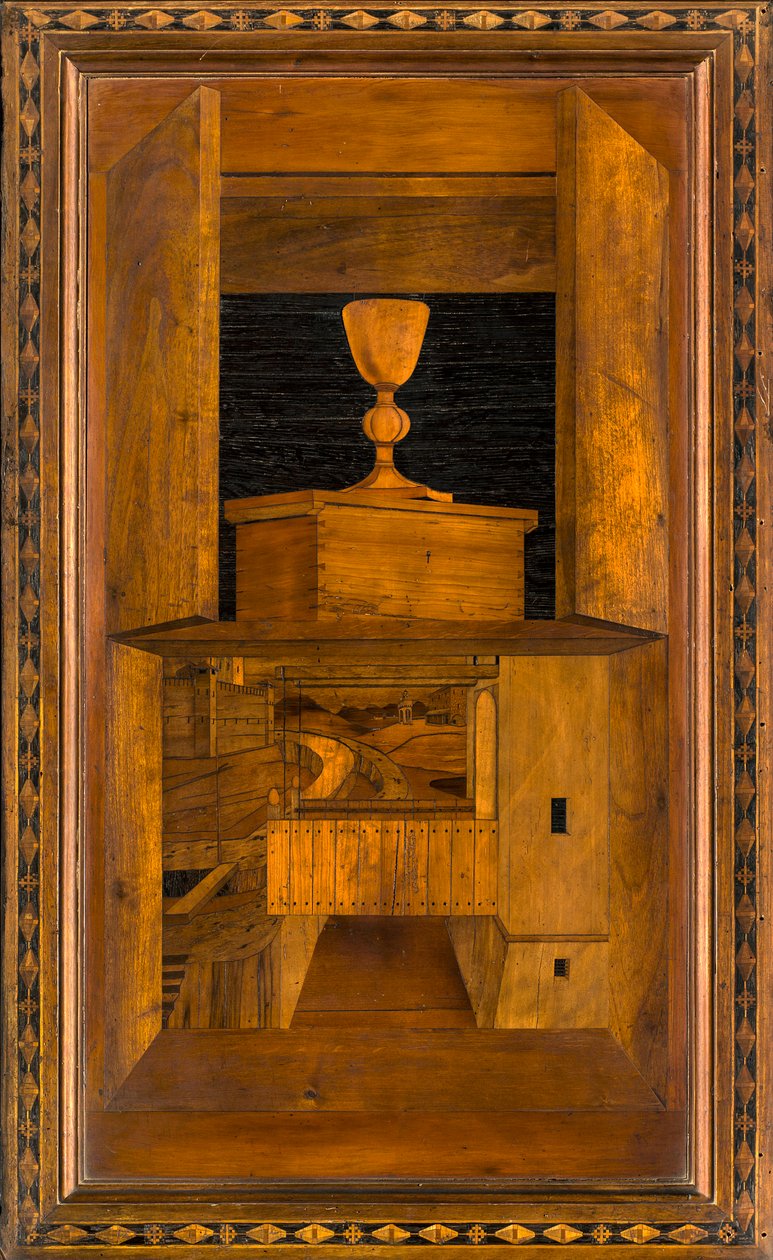 كورال Lignaean الكنسي ، مرصع بواسطة Giovanni Maria Platina 1484 ، Superior Stall بواسطة جيوفاني ماريا بلاتينا