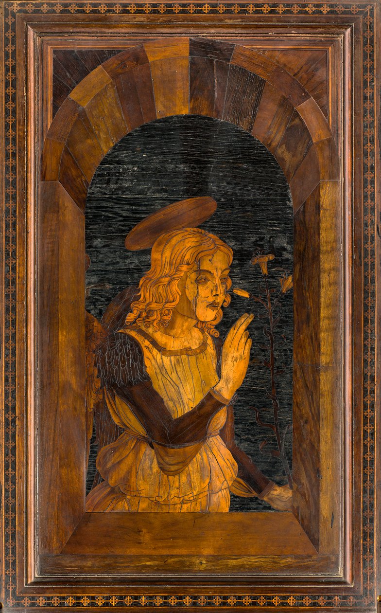 كورال Lignaean الكنسي ، مرصع بواسطة Giovanni Maria Platina 1484 ، Superior Stall بواسطة جيوفاني ماريا بلاتينا