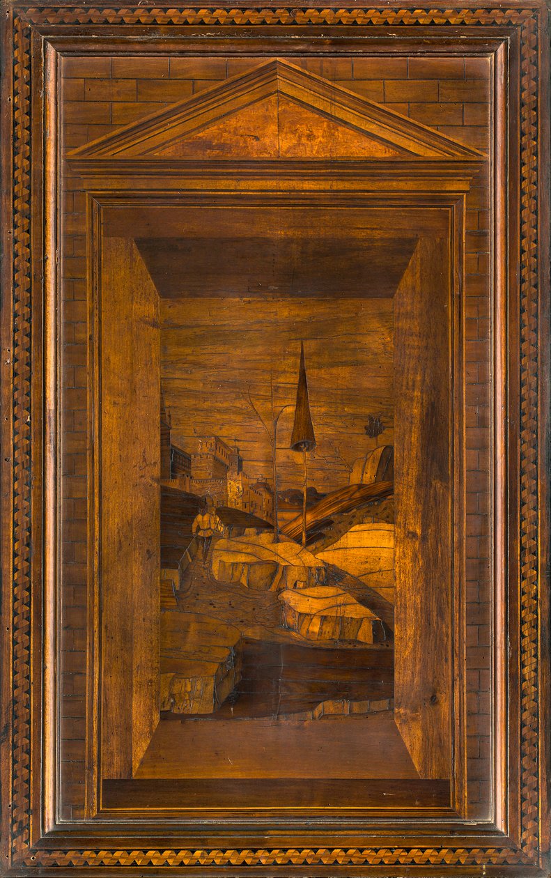 كورال Lignaean الكنسي ، مرصع بواسطة Giovanni Maria Platina 1484 ، Superior Stall بواسطة جيوفاني ماريا بلاتينا