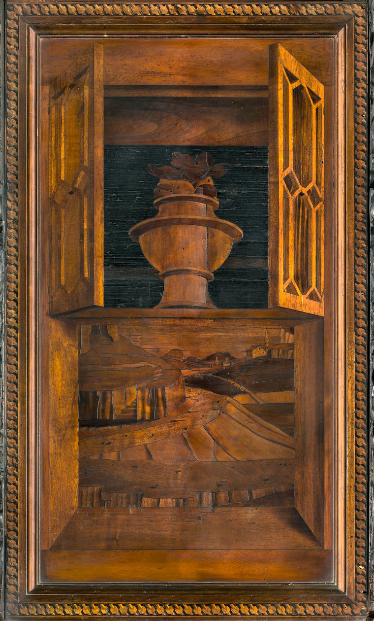 كورال Lignaean الكنسي ، مرصع بواسطة Giovanni Maria Platina 1484 ، Superior Stall بواسطة جيوفاني ماريا بلاتينا