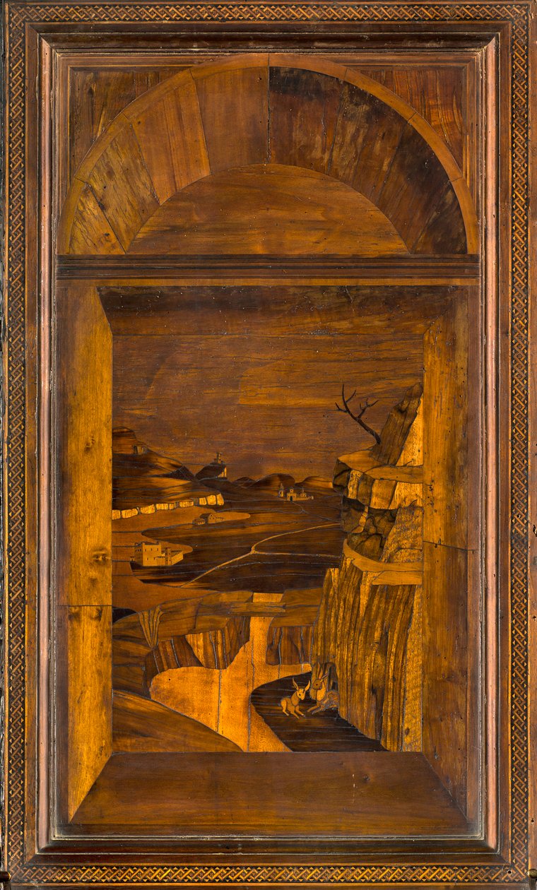 كورال Lignaean الكنسي ، مرصع بواسطة Giovanni Maria Platina 1484 ، Superior Stall بواسطة جيوفاني ماريا بلاتينا