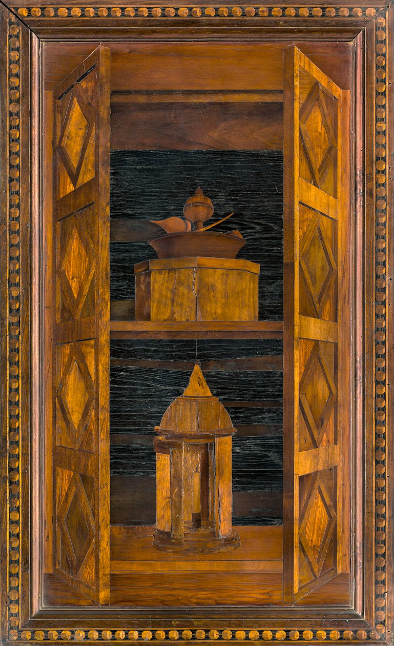 كورال Lignaean الكنسي ، مرصع بواسطة Giovanni Maria Platina 1484 ، Superior Stall بواسطة جيوفاني ماريا بلاتينا