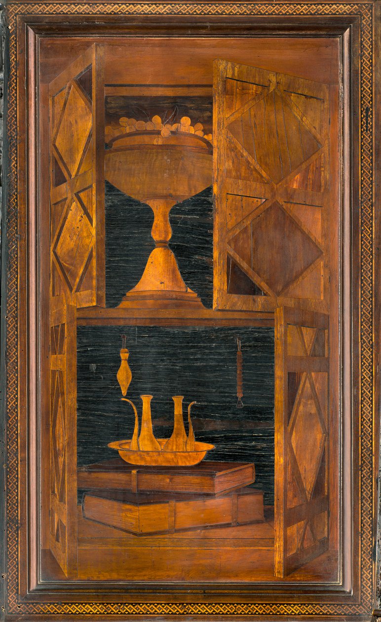 كورال Lignaean الكنسي ، مرصع بواسطة Giovanni Maria Platina 1484 ، Superior Stall بواسطة جيوفاني ماريا بلاتينا
