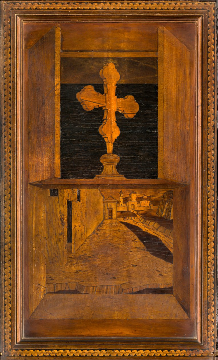 كورال Lignaean الكنسي ، مرصع بواسطة Giovanni Maria Platina 1484 ، Superior Stall بواسطة جيوفاني ماريا بلاتينا