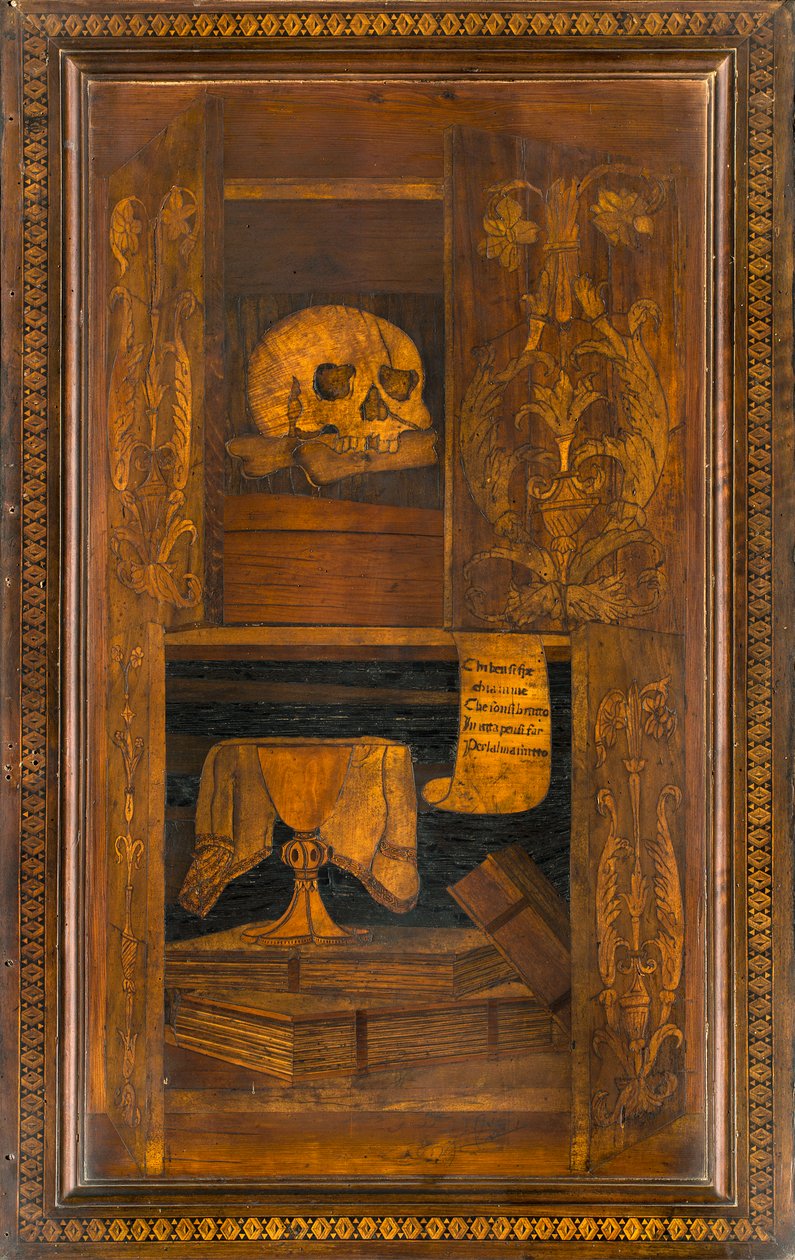 كورال Lignaean الكنسي ، مرصع بواسطة Giovanni Maria Platina 1484 ، Superior Stall بواسطة جيوفاني ماريا بلاتينا