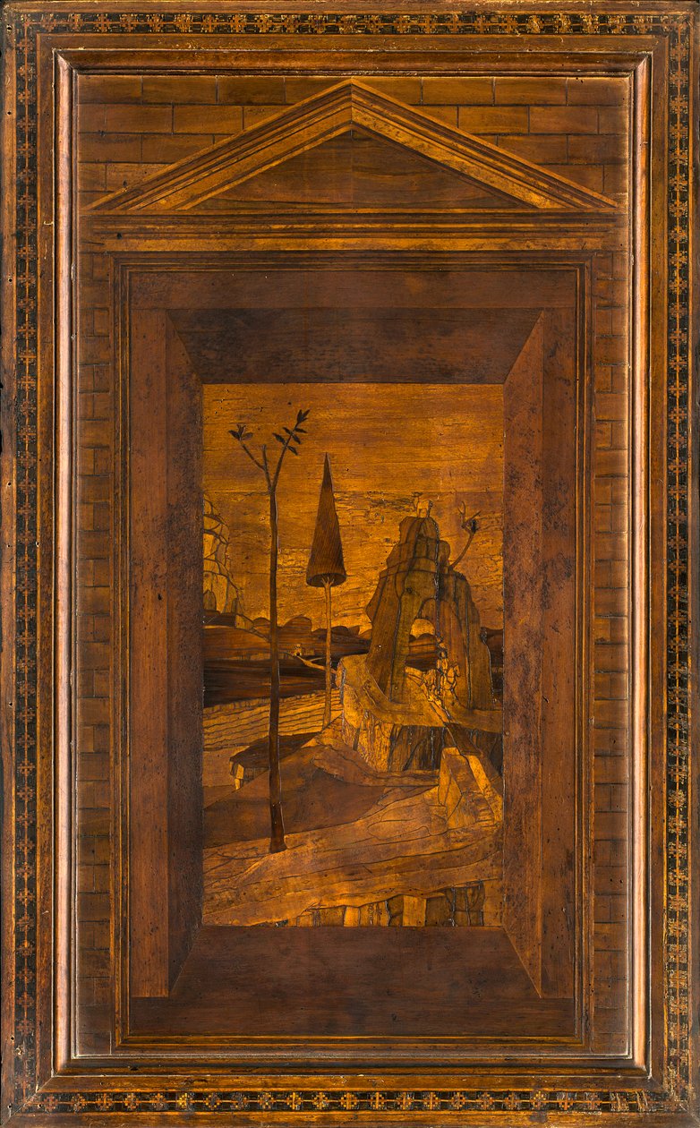 كورال Lignaean الكنسي ، مرصع بواسطة Giovanni Maria Platina 1484 ، Superior Stall بواسطة جيوفاني ماريا بلاتينا