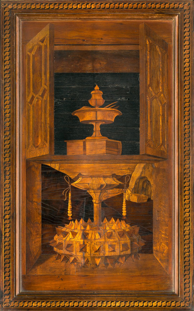 كورال Lignaean الكنسي ، مرصع بواسطة Giovanni Maria Platina 1484 ، Superior Stall بواسطة جيوفاني ماريا بلاتينا