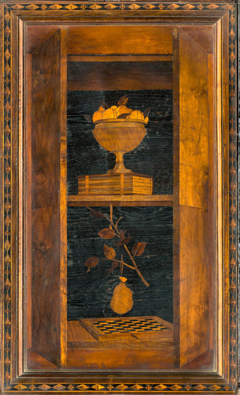 كورال Lignaean الكنسي ، مرصع بواسطة Giovanni Maria Platina 1484 ، Superior Stall بواسطة جيوفاني ماريا بلاتينا