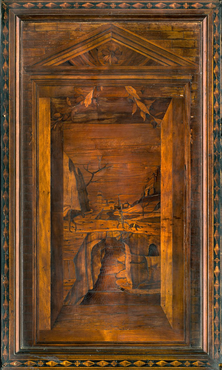 كورال Lignaean الكنسي ، مرصع بواسطة Giovanni Maria Platina 1484 ، Superior Stall بواسطة جيوفاني ماريا بلاتينا