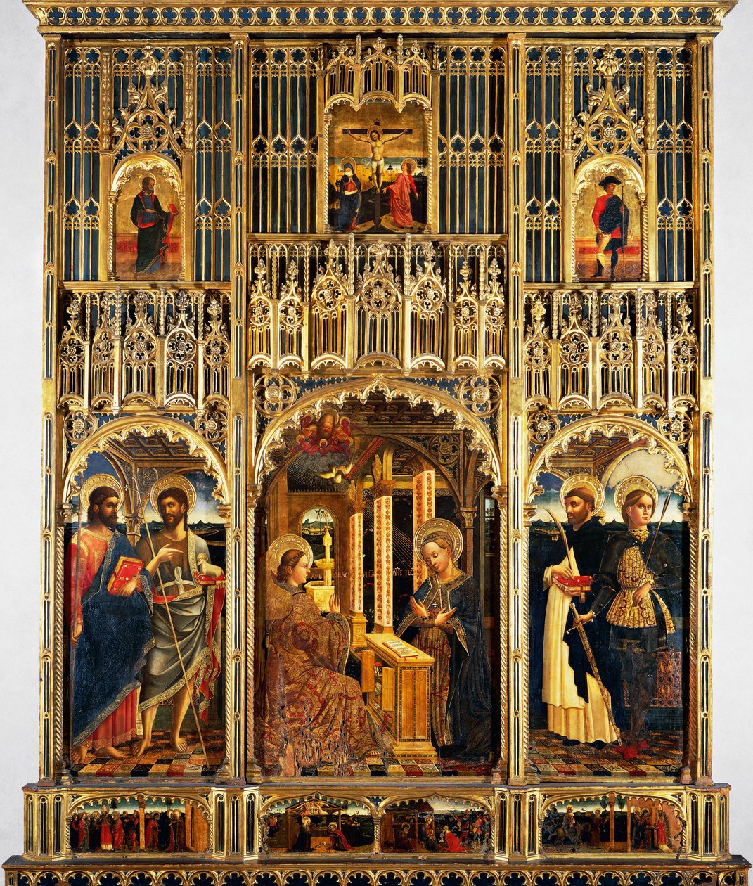 Annunciation and Saints, altarpiece بواسطة جيوفاني مازون