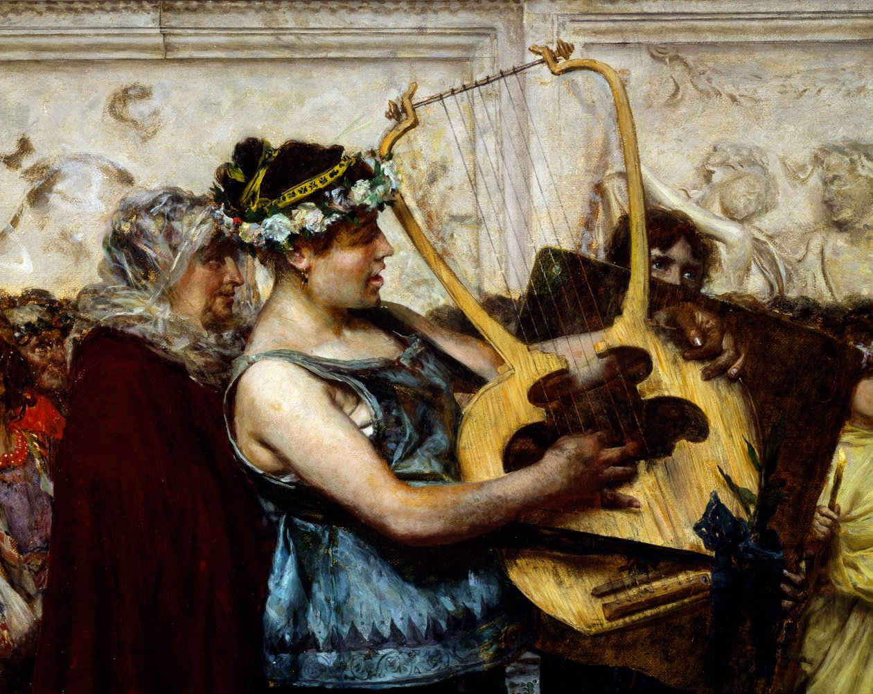 عرض زواج ، بقلم جيوفاني موزيولي (1854-1894) ، التفاصيل بواسطة جيوفاني موزيولي