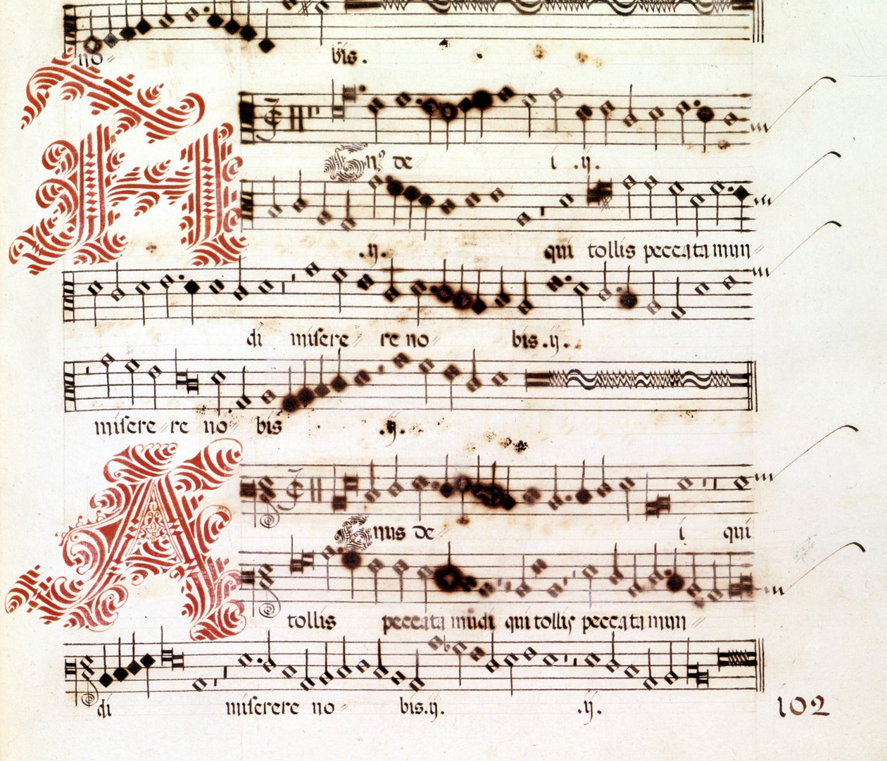 Agnus Dei من "Mages of Mantua" بقلم جيوفاني بييرلويجي دا باليسترينا (1525 - 1594) ، ملحن إيطالي. بواسطة جيوفاني بييرلويجي دا (بعد) باليسترينا