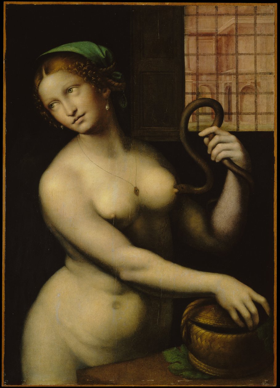 كليوباترا بواسطة Giovanni Pietro Rizzoli (Attr. to) Giampietrino