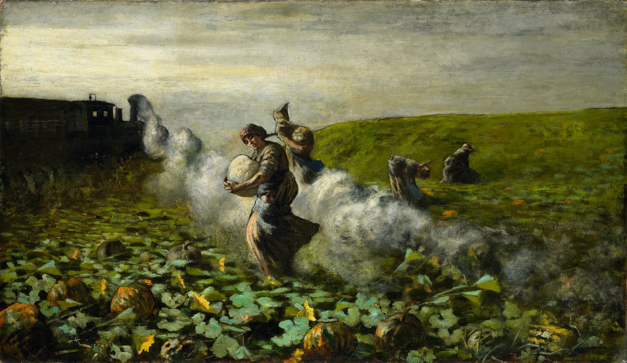 حصاد القرع ، 1897 بواسطة جيوفاني سيجانتيني