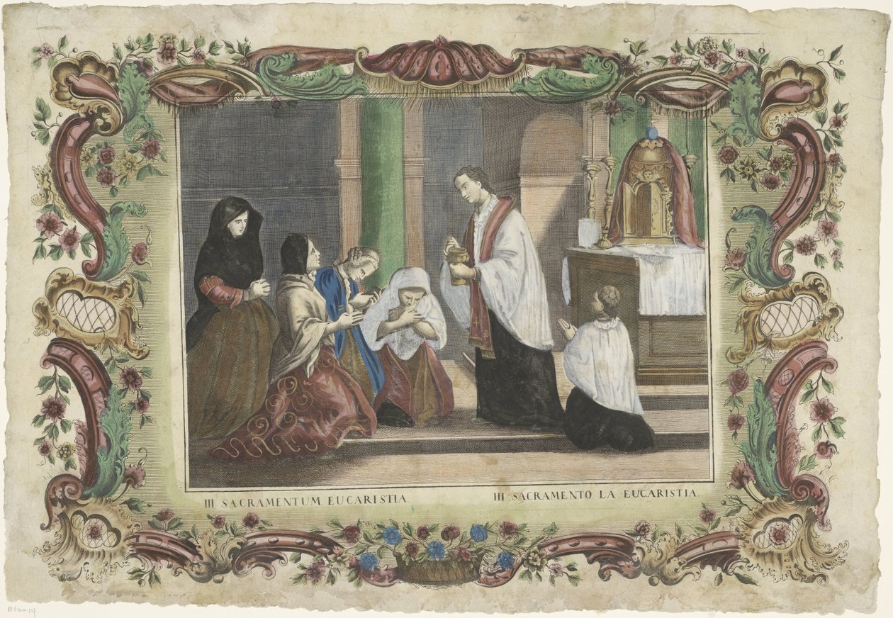 سر القربان المقدس ثالثا. القدر المقدس eucaristia / III. sacramento la eucaristia (العنوان على الكائن) الأسرار السبعة (عنوان السلسلة) بواسطة جيوفاني فولباتو