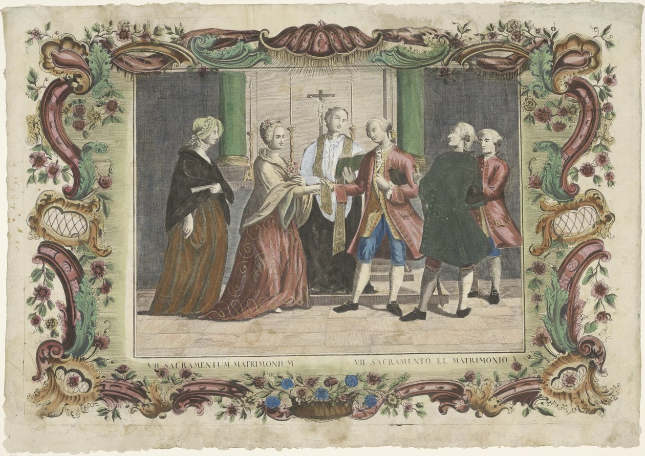 سر الزواج سابعا. sacramentum matrimonium / السابع. Sacramento el matrimonio (العنوان على الكائن) الأسرار السبعة (عنوان السلسلة) بواسطة جيوفاني فولباتو