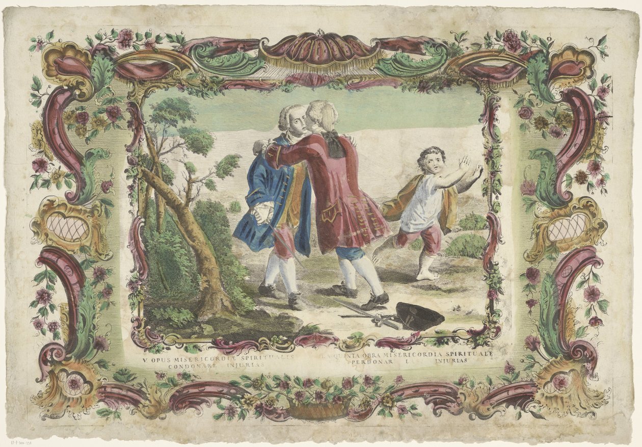 غفران الذنوب V. opus misericordiae الروحانية / La quinta obra misericordia الروحانية (العنوان على الكائن) الأعمال الروحية للرحمة (عنوان السلسلة) بواسطة جيوفاني فولباتو