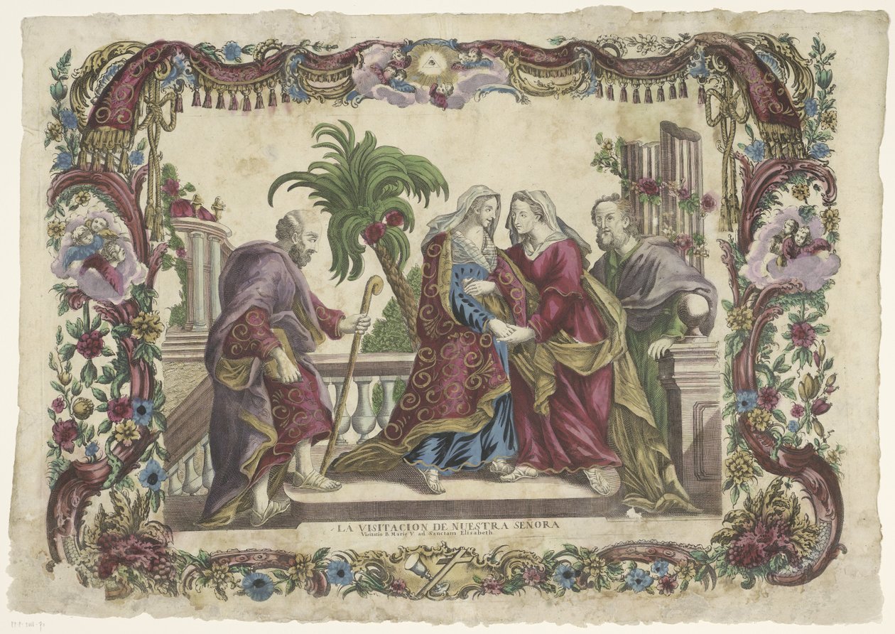 زيارة La visitacion de nuestra señora / زيارة B. Marie V. إلى سانت إليزابيث (عنوان السلسلة) بواسطة جيوفاني فولباتو