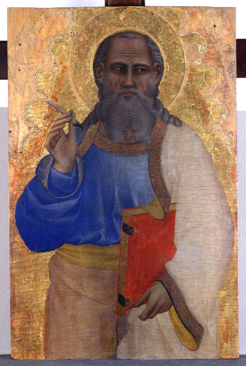يوحنا الإنجيلي ، c.1365 (درجة حرارة على خشب الحور) بواسطة Giovanni del Biondo dal Casentino