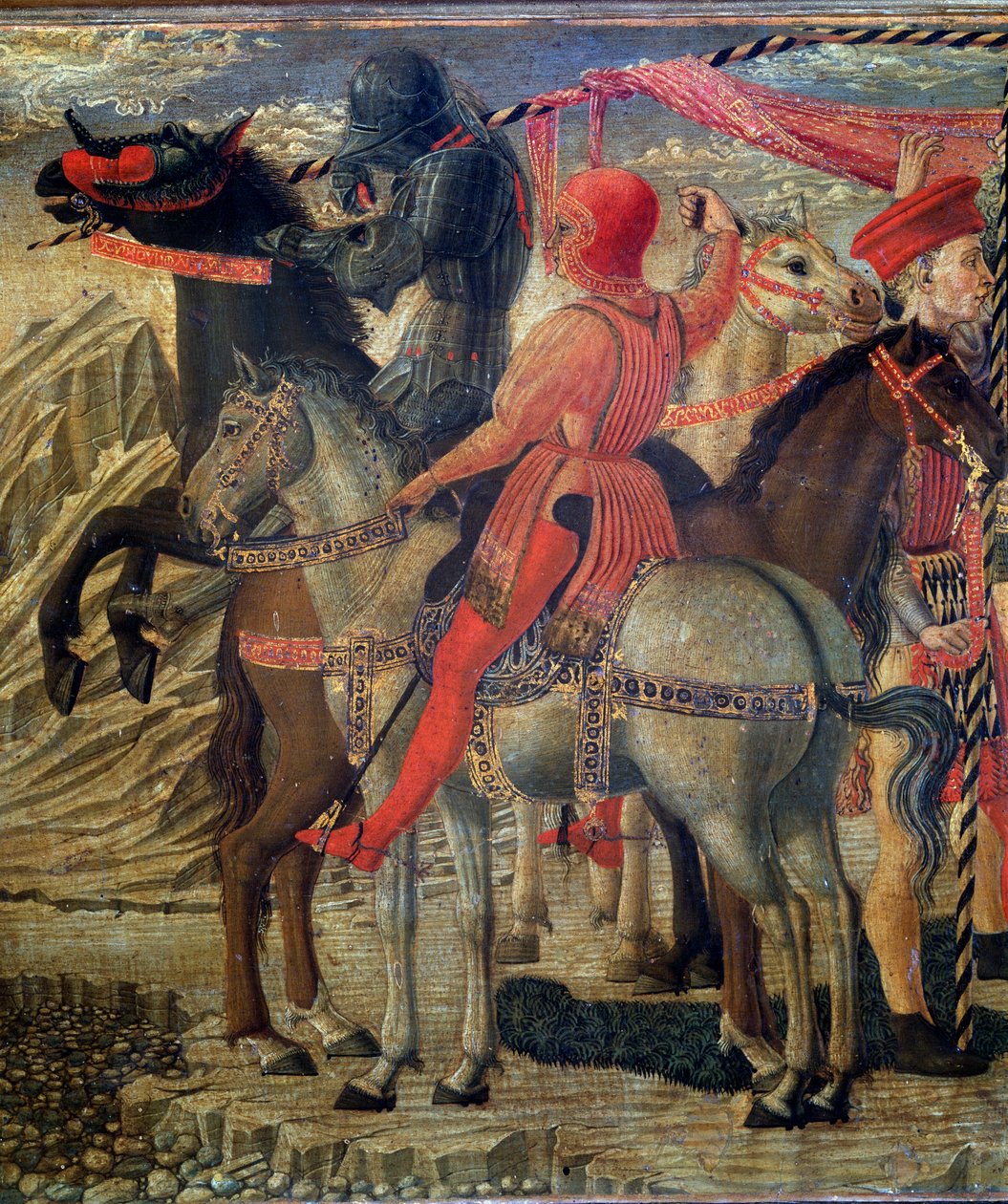 حلقات من حياة القديس نيكولاس من باري (القديس نيكولاس ميرا) - بريدل - التفاصيل - رسم جيوفاني دي فرانشيسكو (حوالي 1428-1459) القرن الخامس عشر كاسا بوناروتي في فلورنسا بواسطة Giovanni di Francesco del Cervelliera