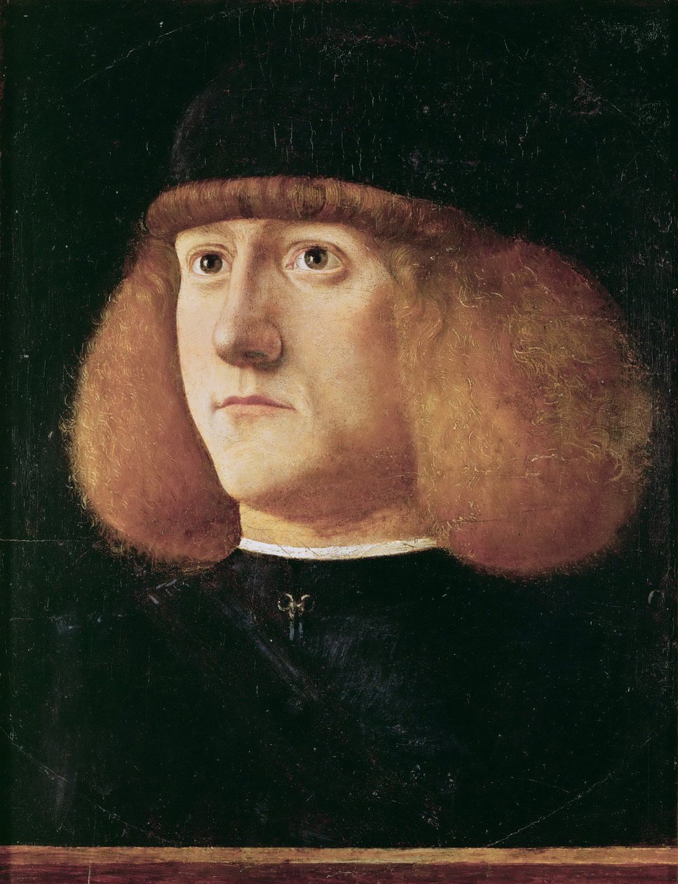 عصر النهضة: صورة لشاب بواسطة Mansueti ، Giovanni di Niccolo (1465-1527) ، ج. 1500 زيت على خشب ، 29.7x22.3. متحف تاريخ الفن ، فيينا بواسطة جيوفاني دي نيكولو مانسوتي