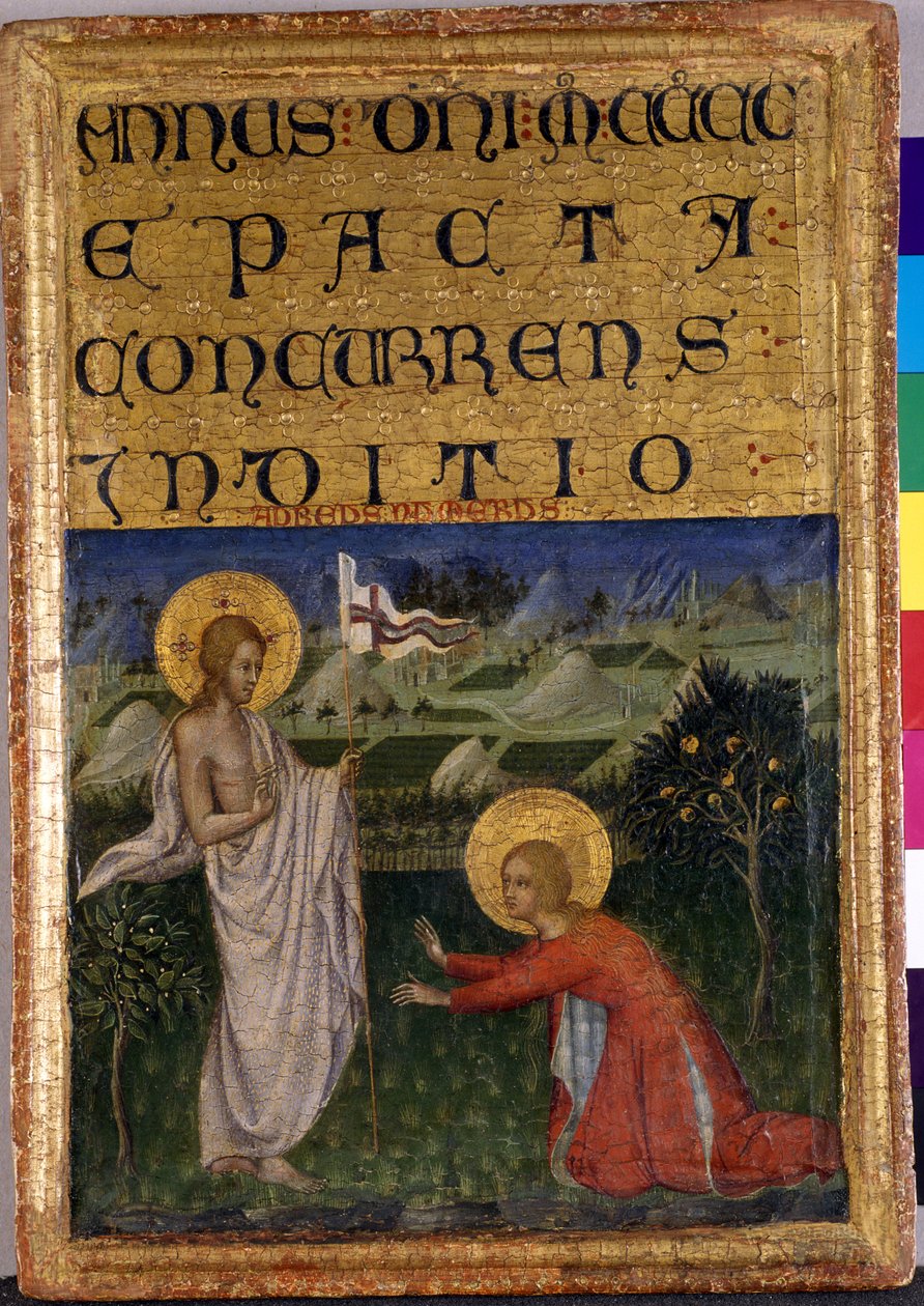 نولي مي طنجة ، c.1450 (درجة حرارة على خشب الحور) بواسطة جيوفاني دي باولو دي غراتسيا