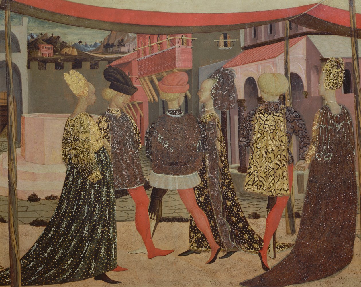Adimari Cassone ، c.1450 (درجة الحرارة على اللوحة) بواسطة جيوفاني دي سير جيوفاني شيجيا
