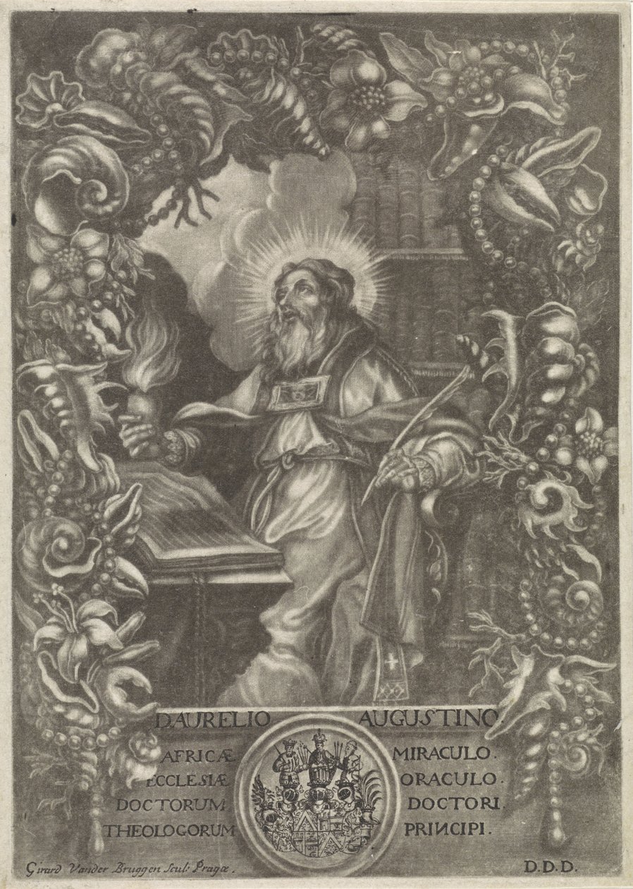 Portret van H. Augustinus بواسطة جيرارد فان دير بروجن