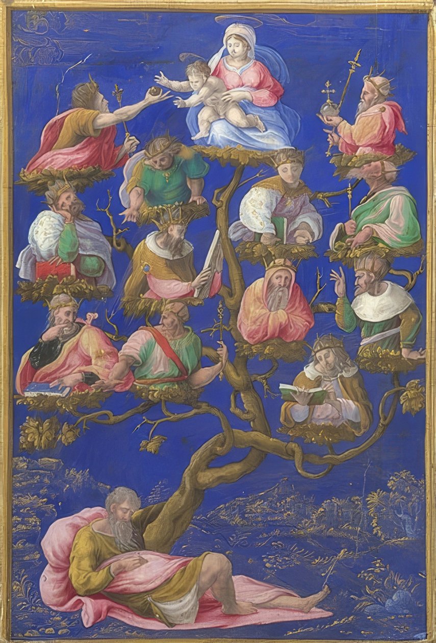 شجرة جيسي. حوالي 1535 بواسطة Girolamo Genga