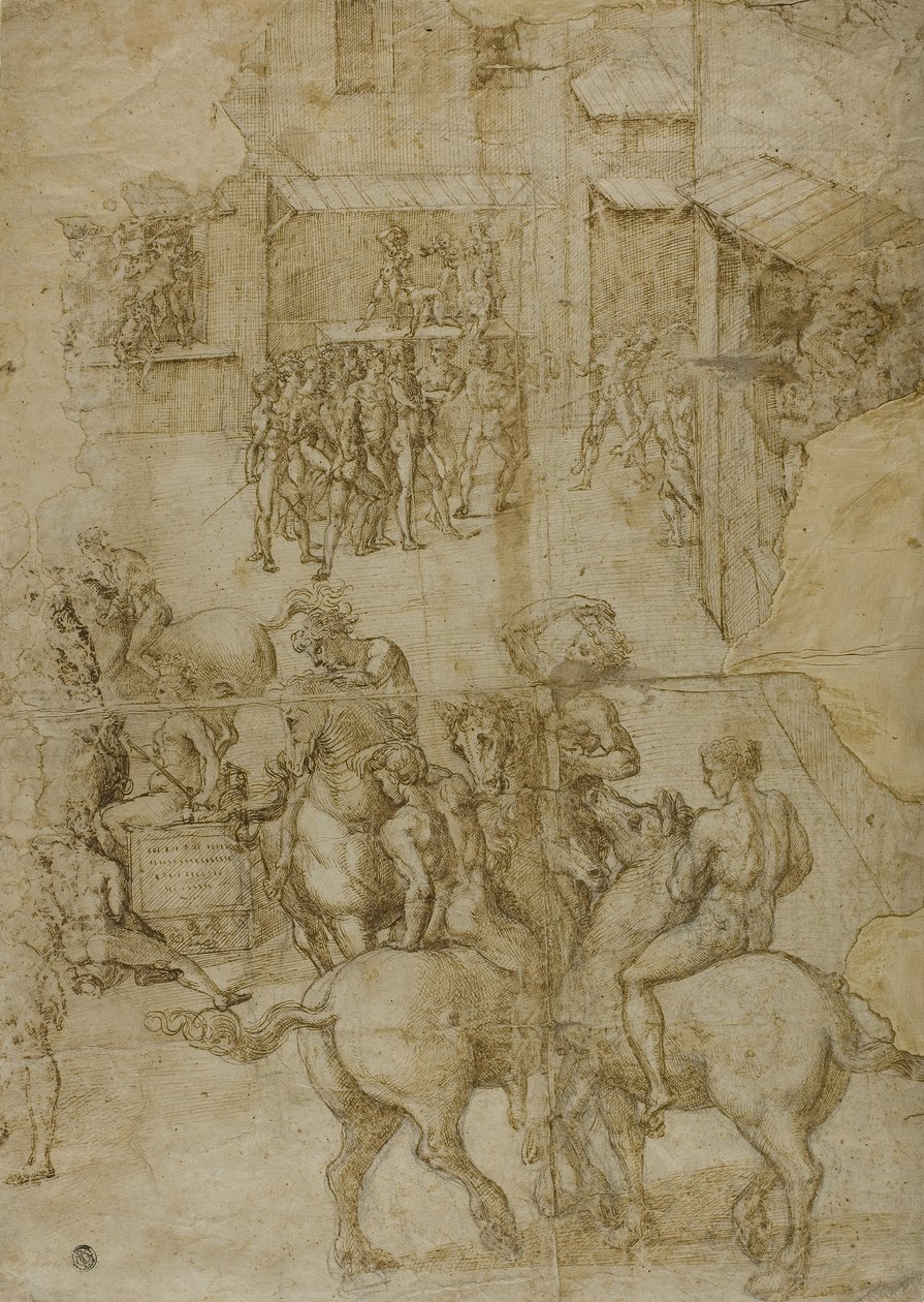 مسابقة أسطورية ، 1528-29 بواسطة Girolamo Genga